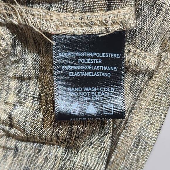 Anthro Sunday In Brooklyn Gold Becca Tiered Tank Size Medium - Picture 6 of 6